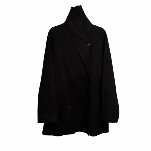 COS Women's Black Double-Breasted Jacket - Picture 3 of 16